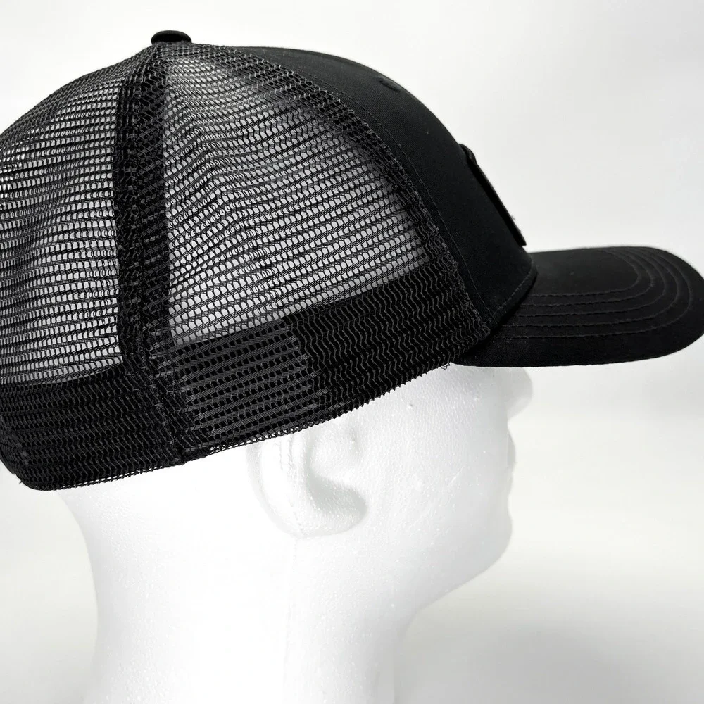 NEW Fjallraven Långtradarkeps Trucker Hat Black L/XL G-1000 Mesh NWT Logo Cap